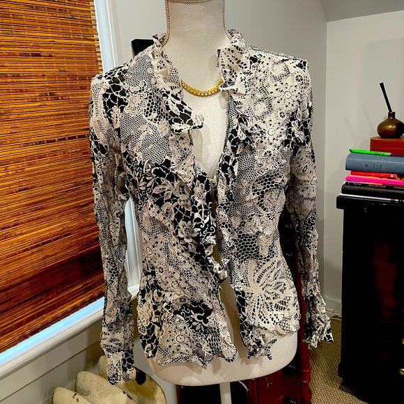 White House Black Market Tops - WHITE HOUSE BLACK MARKET BLOUSE